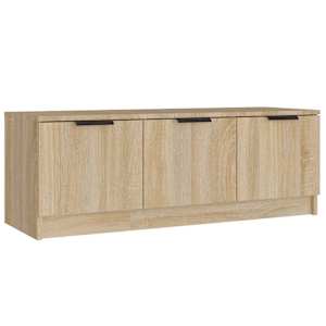 TV skříňka dub sonoma 102 x 35 x 36,5 cm kompozitní dřevo - obrázek 2