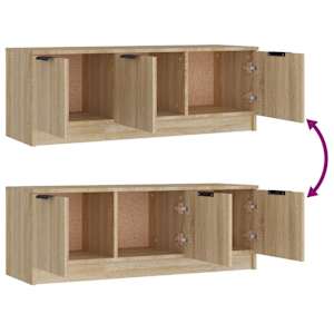 TV skříňka dub sonoma 102 x 35 x 36,5 cm kompozitní dřevo - obrázek 9