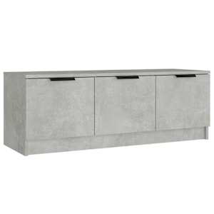 TV skříňka betonově šedá 102 x 35 x 36,5 cm kompozitní dřevo - obrázek 2