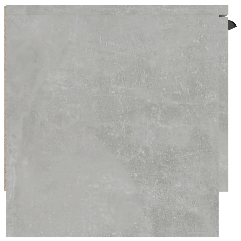 Comodă TV, gri beton, 102x35x36,5 cm, lemn prelucrat