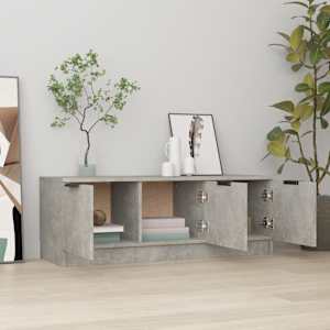 TV skříňka betonově šedá 102 x 35 x 36,5 cm kompozitní dřevo - obrázek 3