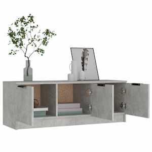 TV skříňka betonově šedá 102 x 35 x 36,5 cm kompozitní dřevo - obrázek 4