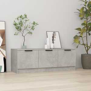 TV skříňka betonově šedá 102 x 35 x 36,5 cm kompozitní dřevo - obrázek 1