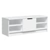 vidaXL telerikapp, valge, 102 x 35,5 x 36,5 cm, tehispuit