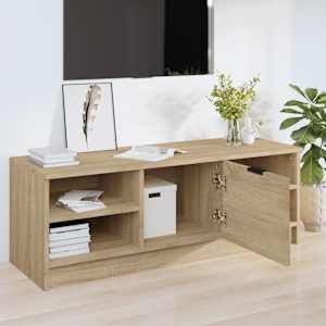 TV skříňka dub sonoma 102 x 35,5 x 36,5 cm kompozitní dřevo - obrázek 3