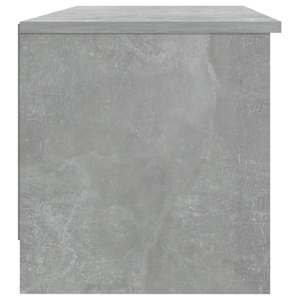 TV skříňka betonově šedá 102 x 35,5 x 36,5 cm kompozitní dřevo - obrázek 7