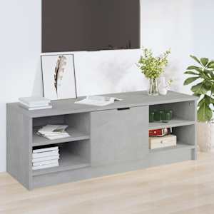TV skříňka betonově šedá 102 x 35,5 x 36,5 cm kompozitní dřevo