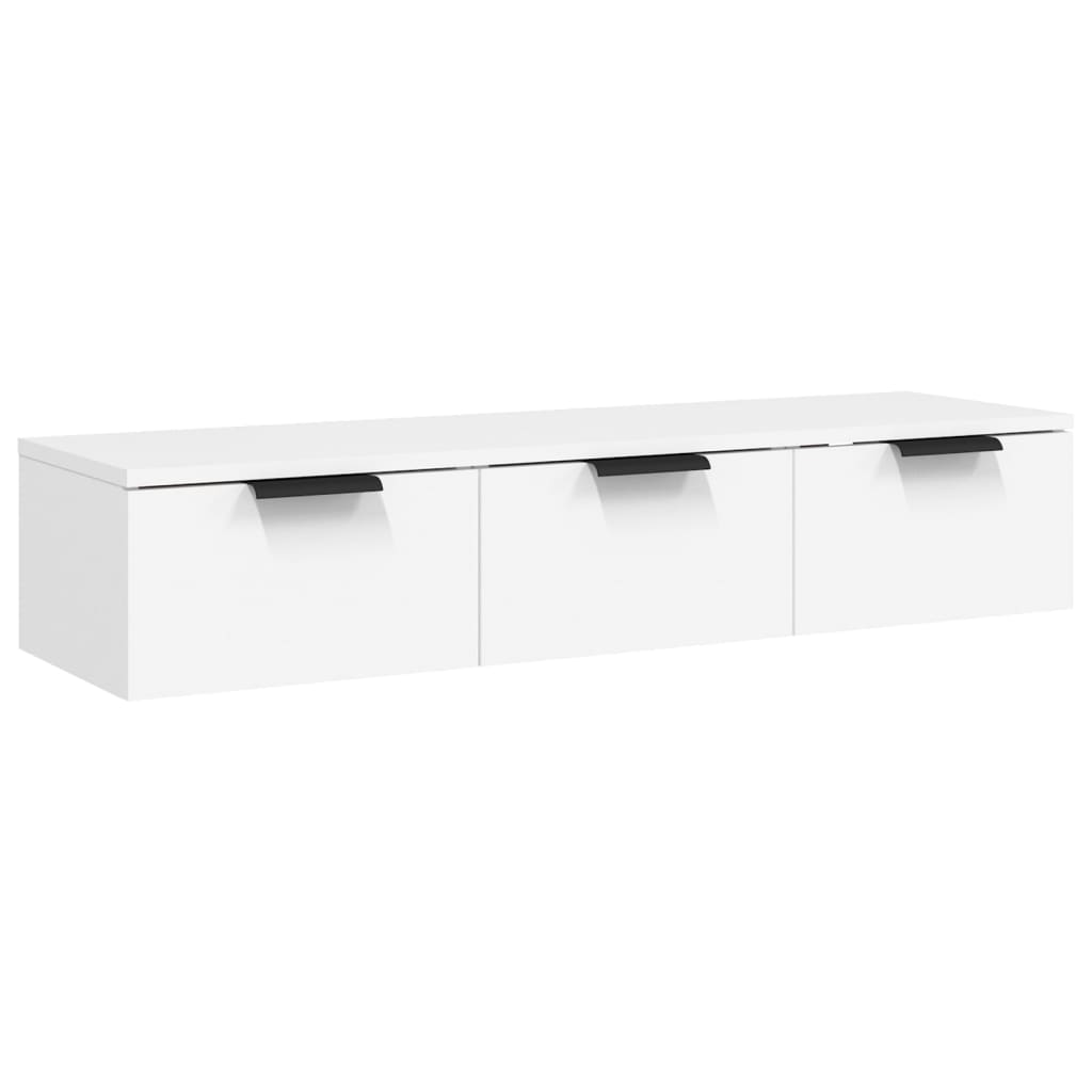 Thumbnail - vidaXL Wandschrank Weiß 102x30x20 cm Holzwerkstoff