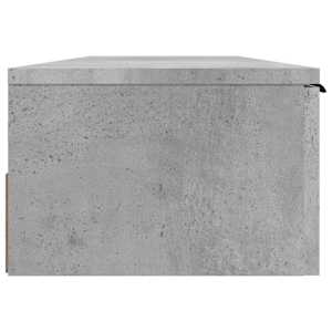 Nástěnná skříňka betonově šedá 102x30x20 cm kompozitní dřevo - obrázek 7
