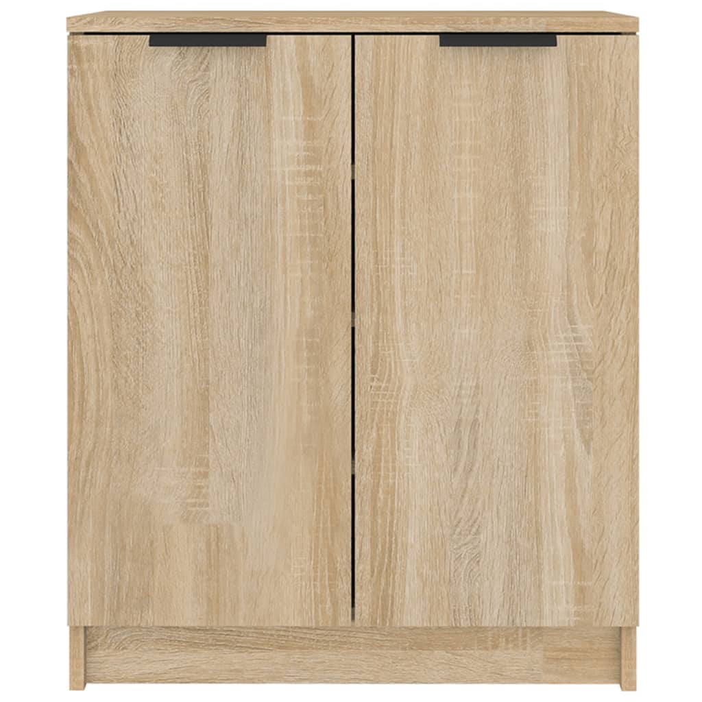 vidaXL Schoenenkast 59x35x70 cm bewerkt hout sonoma eikenkleurig afbeelding