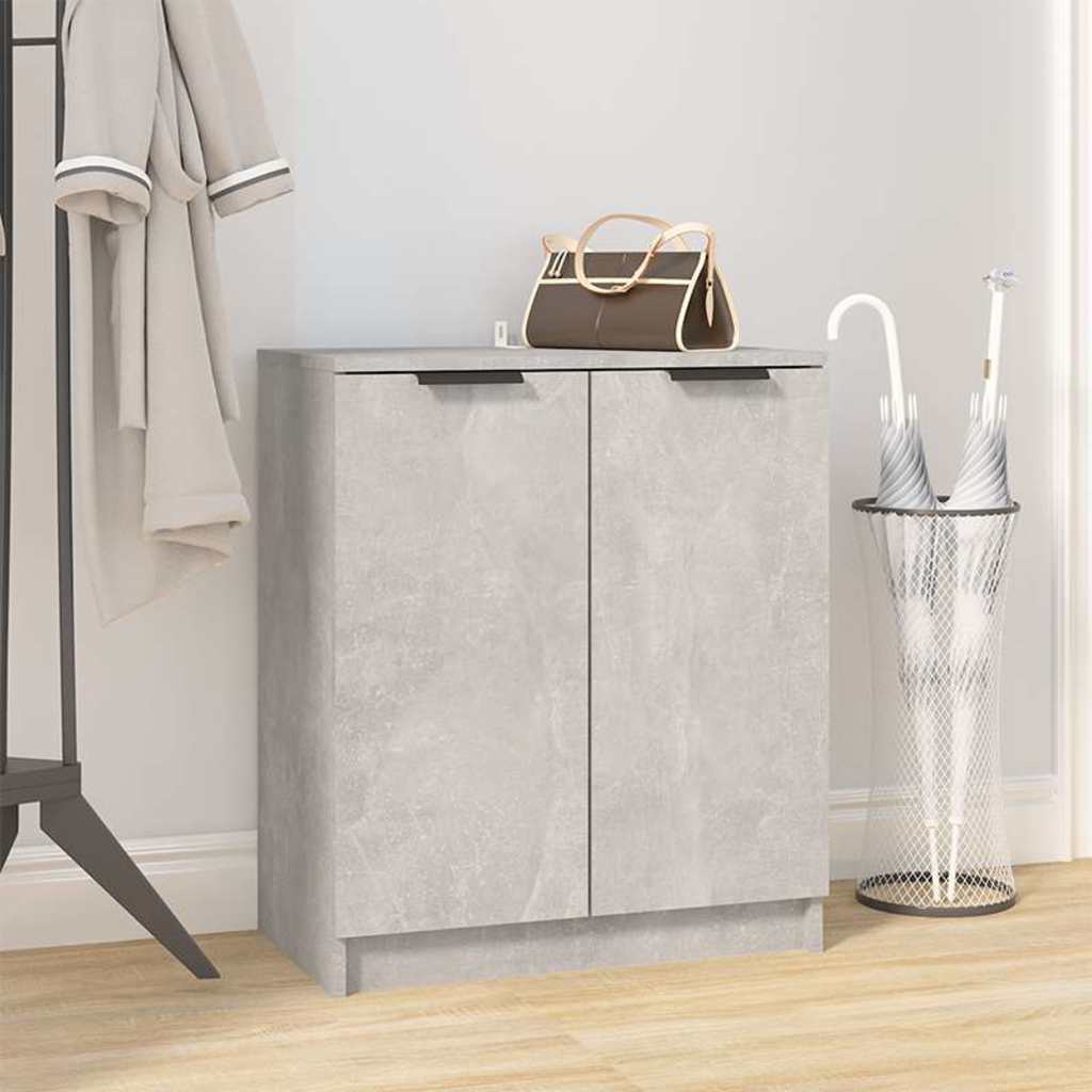 vidaXL Szafka na buty, betonowa szaro��, 59x35x70 cm