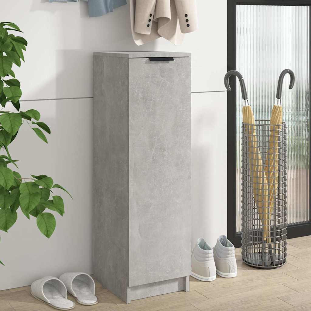 vidaXL Szafka na buty, szaro�� betonu, 30x35x100 cm