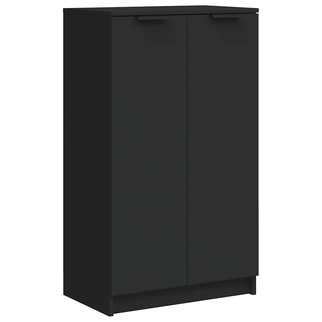 vidaXL Παπουτσοθήκη Μαύρη 59 x 35 x 100 εκ. από Επεξεργασμένο Ξύλο