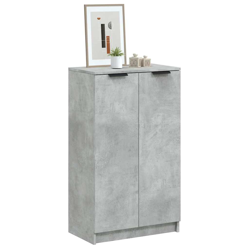 vidaXL Szafka na buty, szaro�� betonu, 59x35x100,5 cm