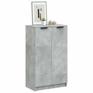 Botník betonově šedý 59 x 35 x 100,5 cm kompozitní dřevo - obrázek 1