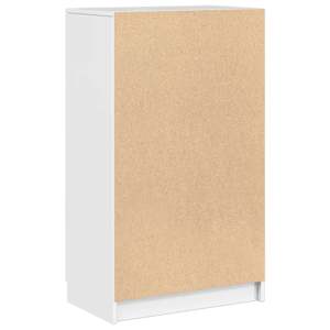 Botník bílý s vysokým leskem 59 x 35 x 100,5 cm kompozitní dřevo - obrázek 6