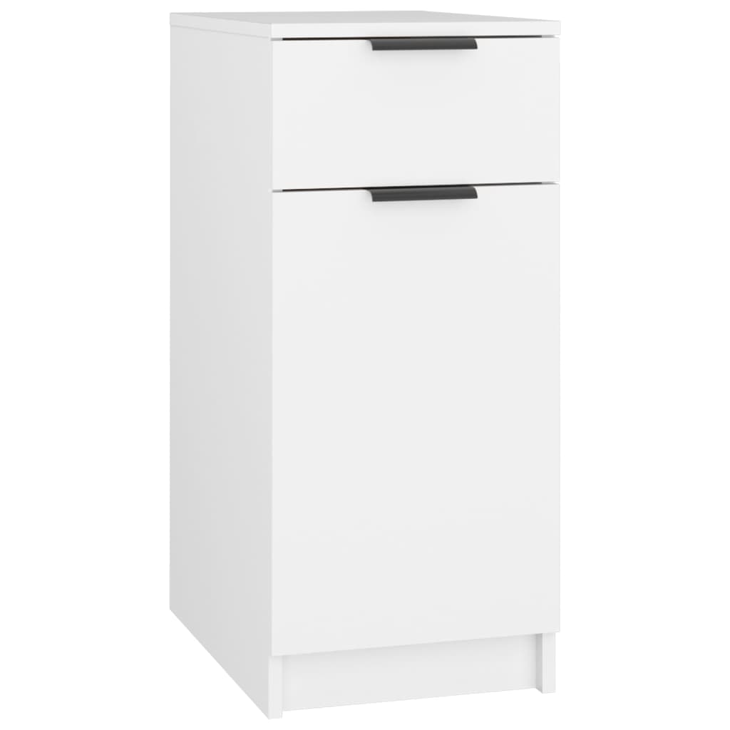 vidaXL Skříňka k psacímu stolu bílá 33,5 x 50 x 75 cm kompozitní dřevo