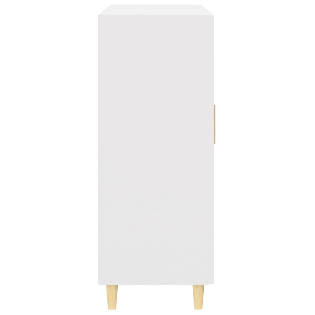 fehér szerelt fa tálalószekrény 69,5 x 34 x 90 cm