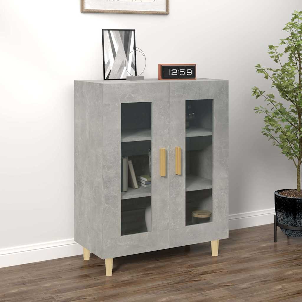 vidaXL Szafka, szaro�� betonu, 69,5x34x90 cm, materia� drewnopochodny