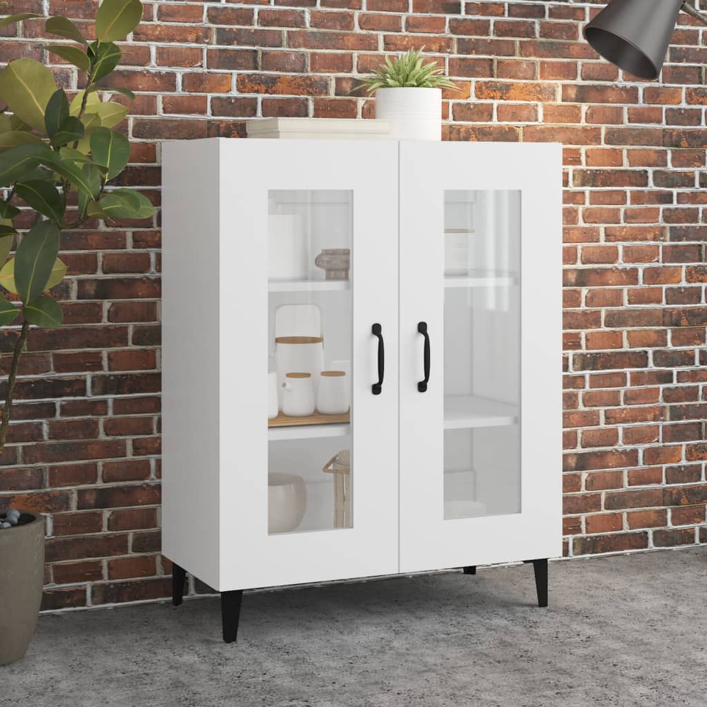 vidaXL Buffet Blanc 69,5x34x90 cm Bois d'ingénierie