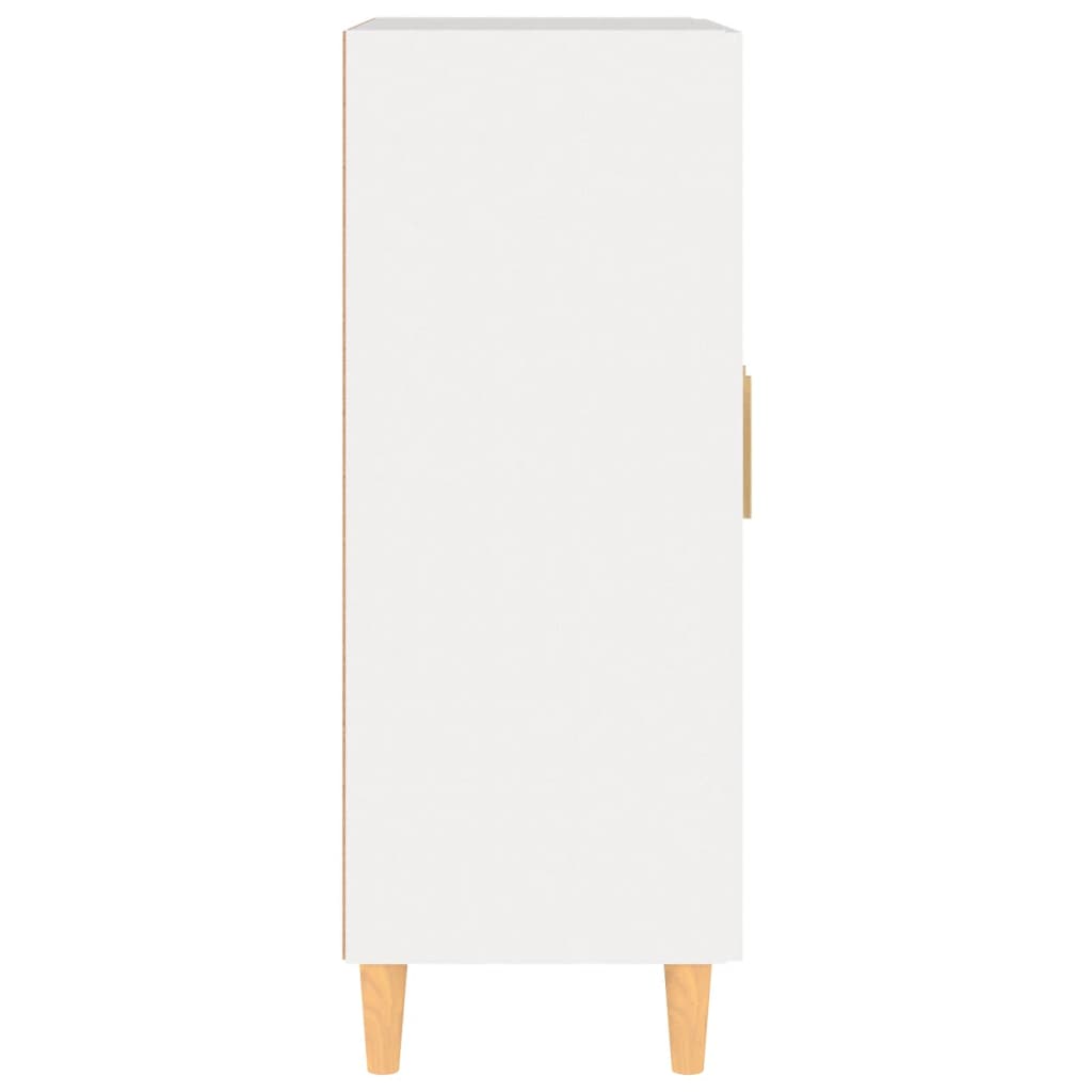 Příborník bílý 69,5 x 34 x 90 cm kompozitní dřevo
