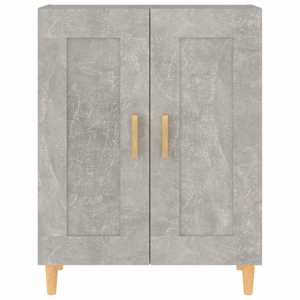 Příborník betonově šedý 69,5 x 34 x 90 cm kompozitní dřevo - obrázek 6