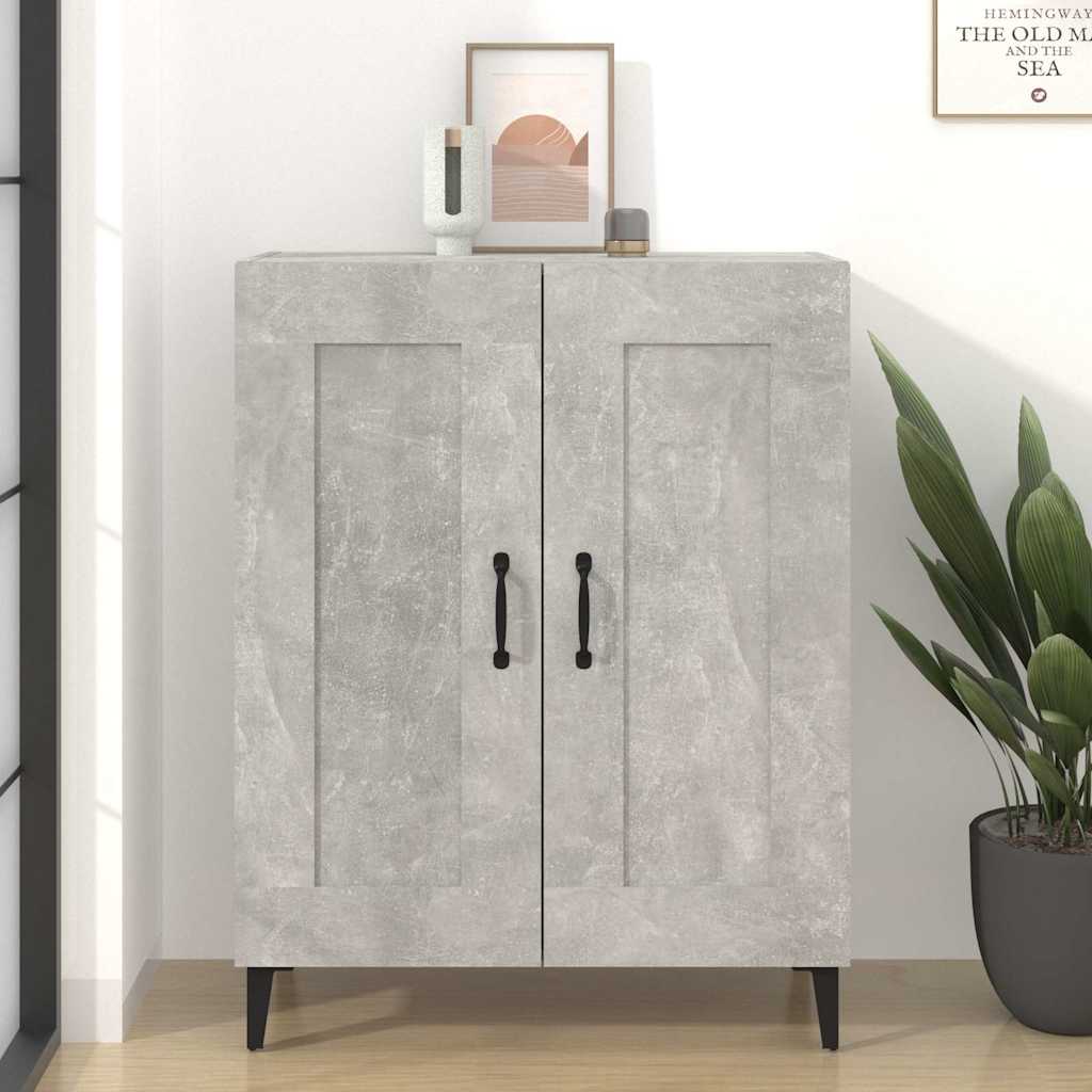 vidaXL Szafka, szaro�� betonu, 69,5x34x90 cm, materia� drewnopochodny