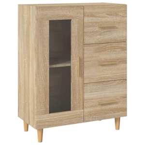 Příborník dub sonoma 69,5 x 34 x 90 cm kompozitní dřevo - obrázek 2