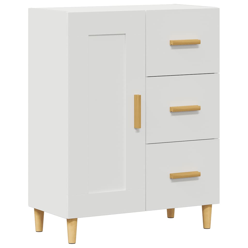 vidaXL Příborník bílý 69,5 x 34 x 90 cm kompozitní dřevo