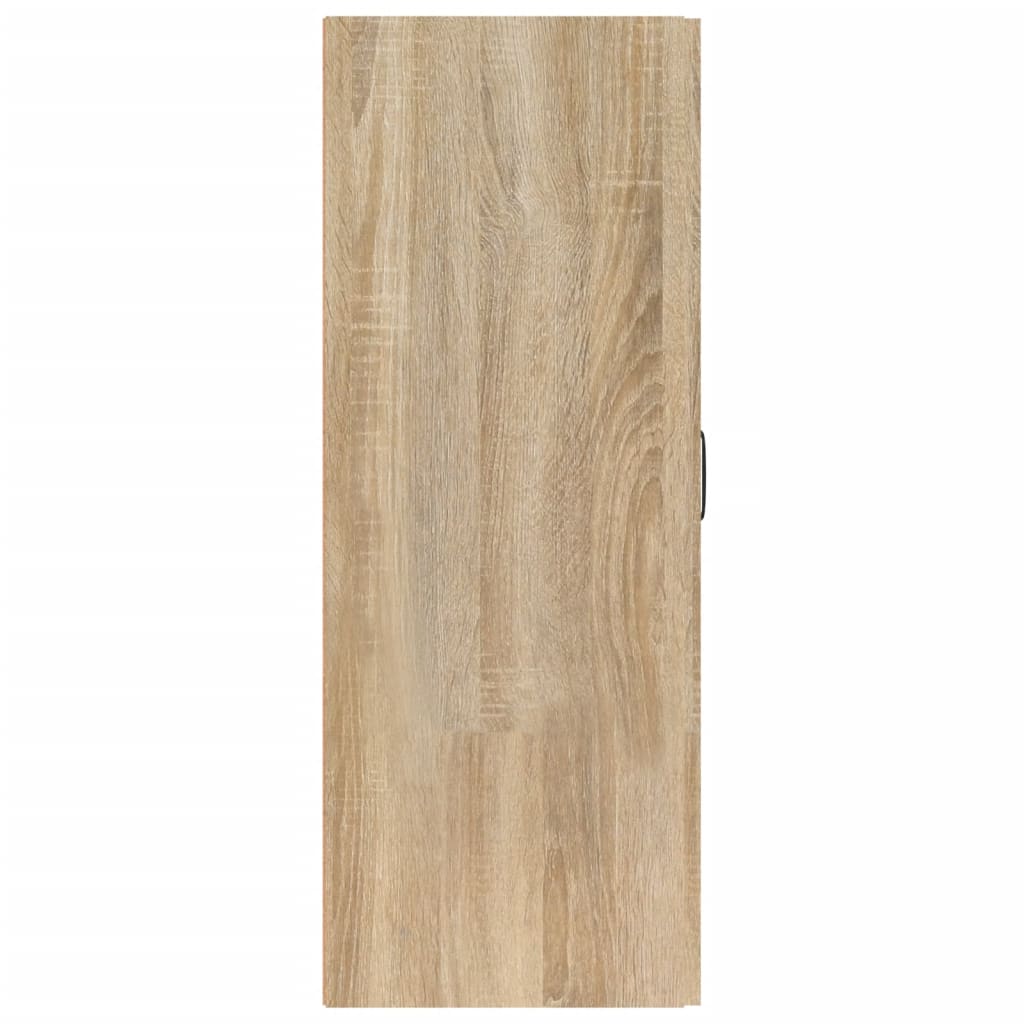 sonoma tölgy színű szerelt fa függőszekrény 69,5 x 34 x 90 cm