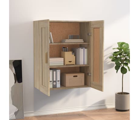 vidaXL Dulap de perete, stejar sonoma, 69,5x32,5x90 cm, lemn prelucrat