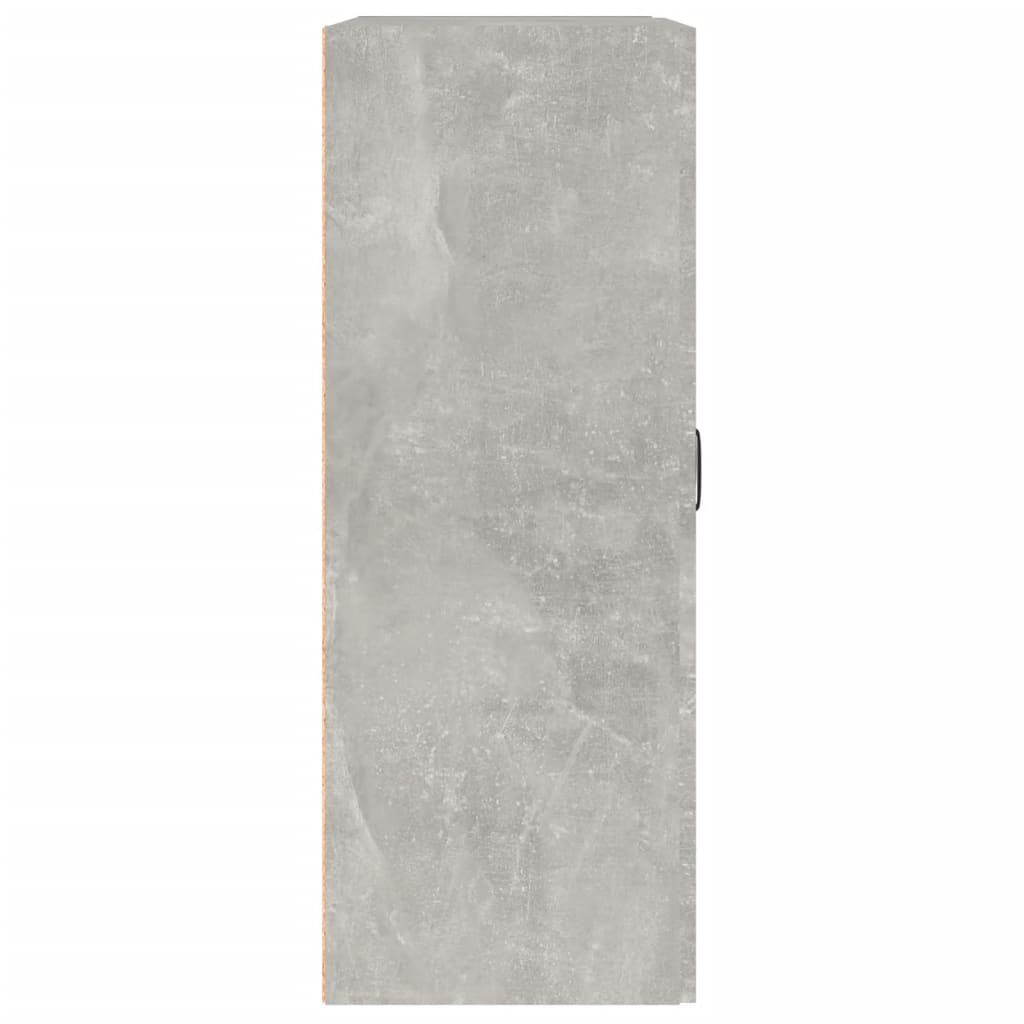 Pakabinama sieninė spintelė, betono pilka, 69,5x32,5x90cm | Stepinfit