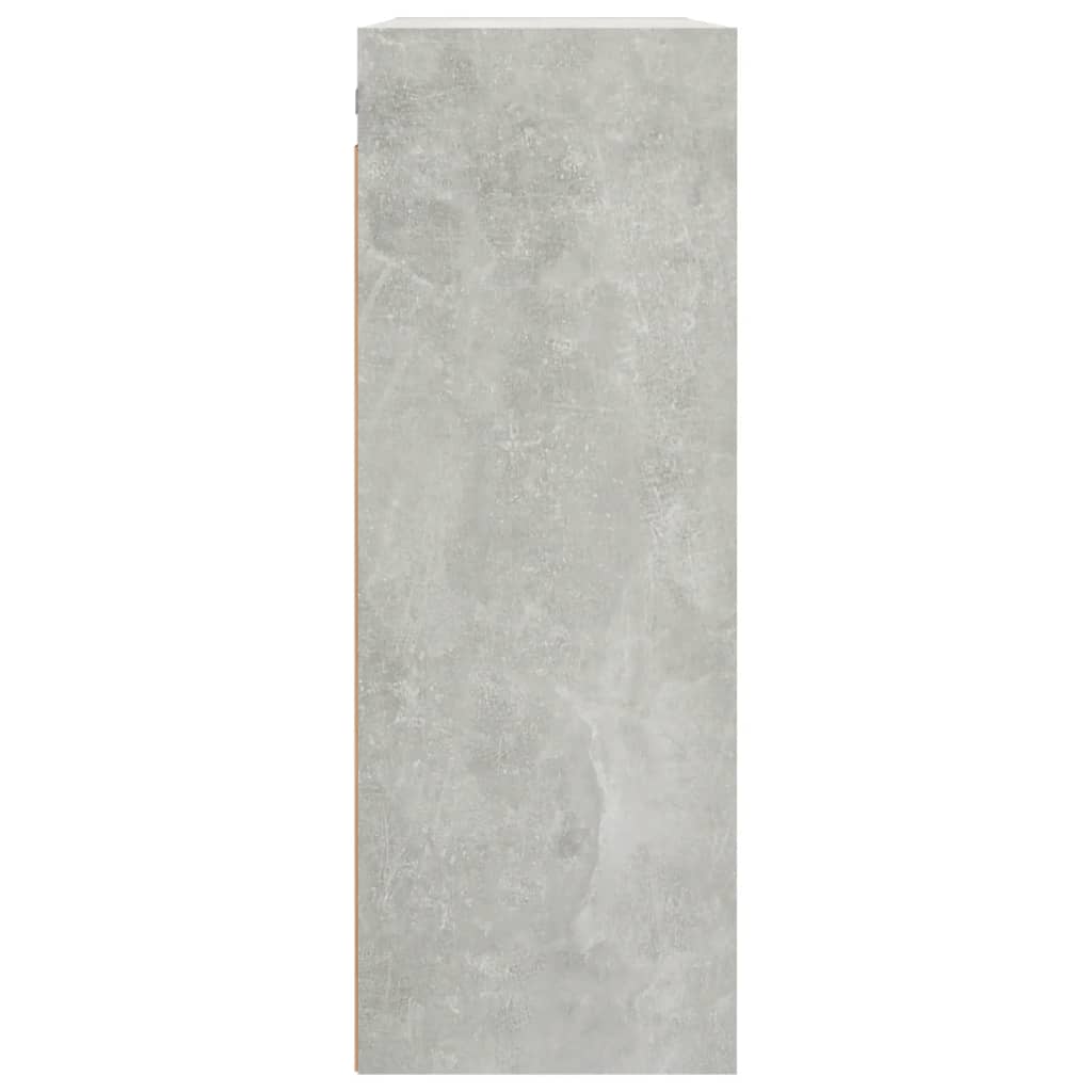 betonszürke függő faliszekrény 69,5 x 32,5 x 90 cm