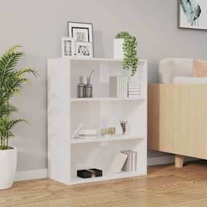 vidaXL Armoire murale suspendue Blanc brillant 69,5x32,5x90 cm