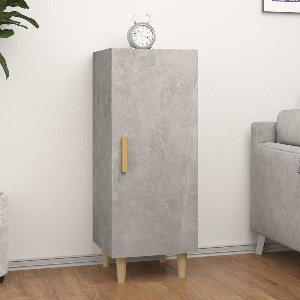 vidaXL Szafka, szaro�� betonu, 34,5x34x90 cm, materia� drewnopochodny