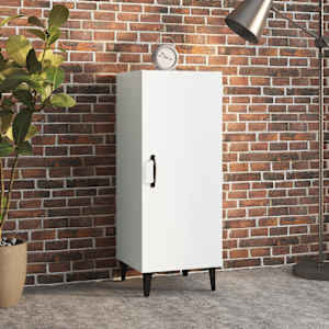 Komoda bela 34,5x34x90 cm konstruiran les