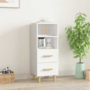 Komoda bela 34,5x34x90 cm konstruiran les