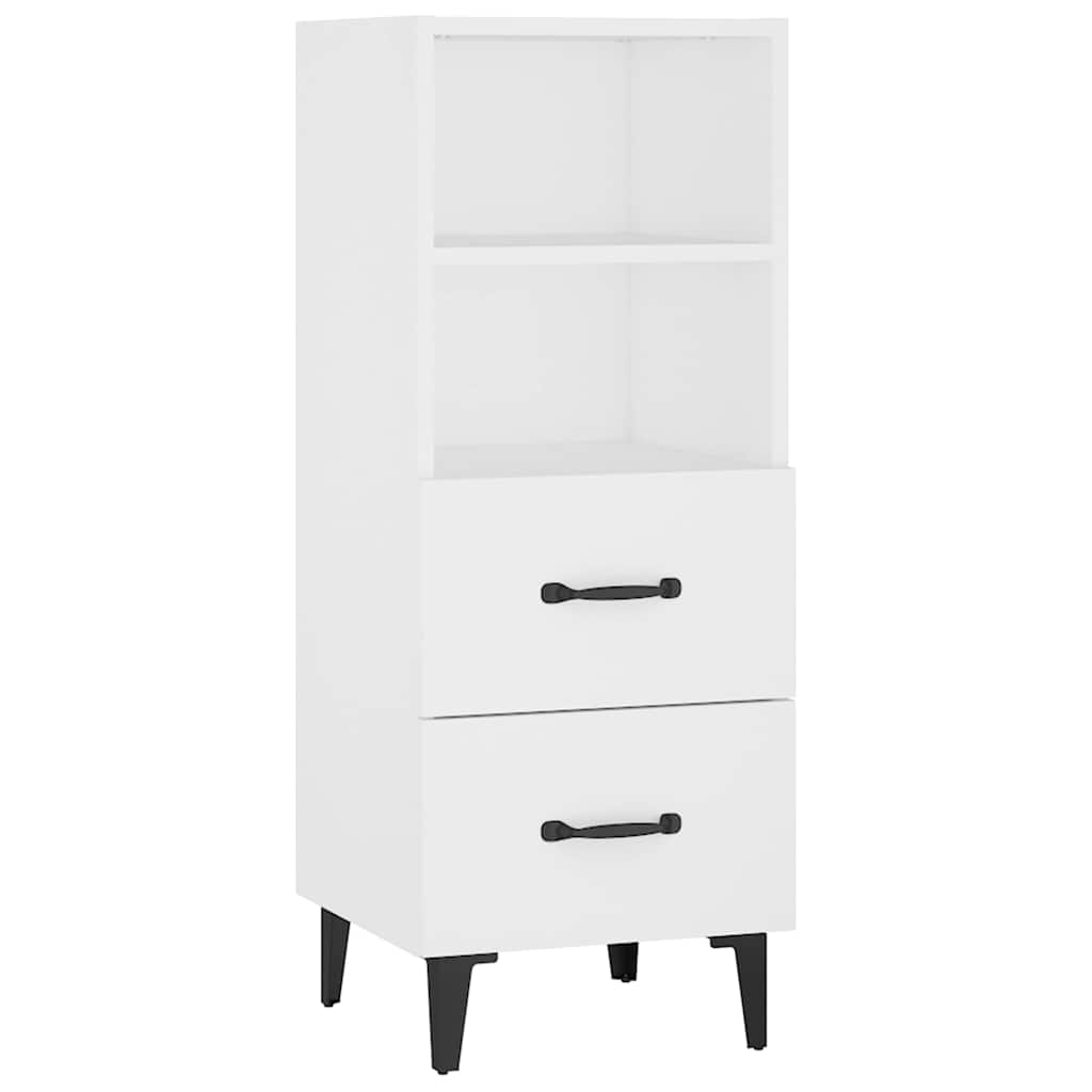 vidaXL Příborník bílý 34,5 x 34 x 90 cm kompozitní dřevo