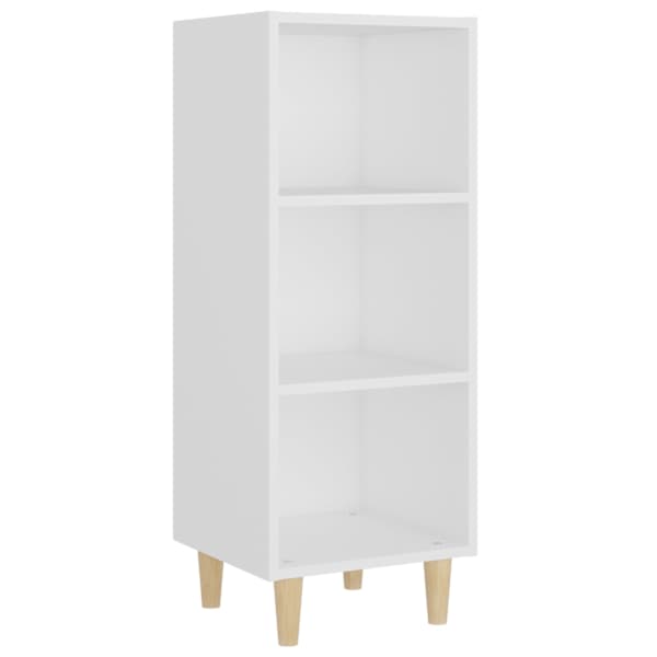 vidaXL puhvetkapp, valge, 34,5 x 32,5 x 90 cm, tehispuit