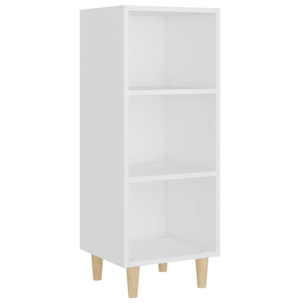 vidaXL Příborník bílý 34,5 x 32,5 x 90 cm kompozitní dřevo