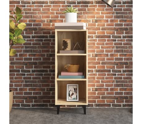 vidaXL &Scaron;oninė spintelė, ąžuolo, 34,5x32,5x90cm, apdirbta mediena