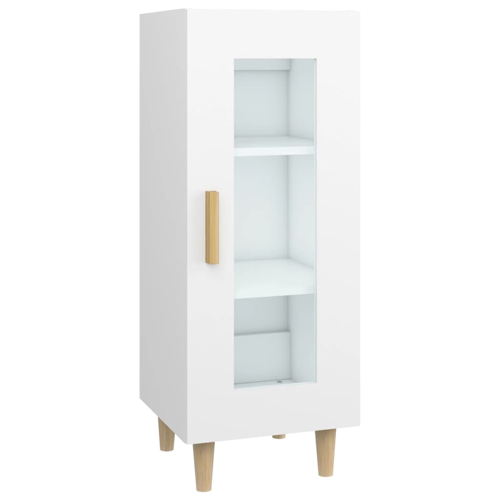 VidaXL Dressoir 34, 5x34x90 Cm Bewerkt Hout Wit