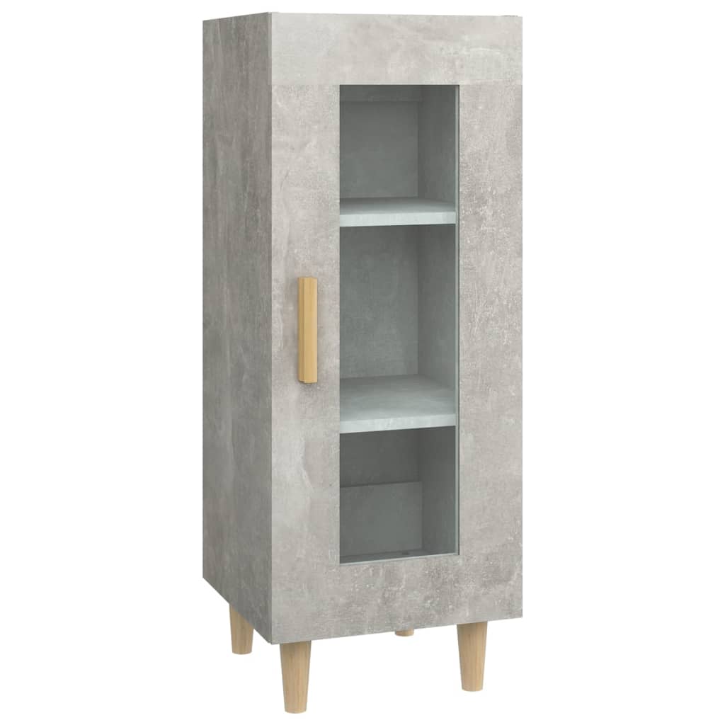 vidaXL Příborník betonově šedý 34,5 x 34 x 90 cm kompozitní dřevo