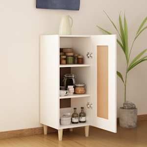 vidaXL Ντουλάπι Λευκό 34,5 x 34 x 90 εκ. από Επεξεργασμένο Ξύλο