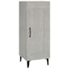 vidaXL puhvetkapp, betoonhall, 34,5 x 34 x 90 cm, tehispuit