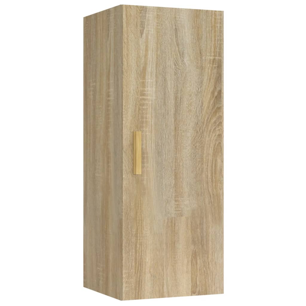 Sieninė spintelė, ąžuolo, 34,5x34x90cm, apdirbta mediena | Stepinfit