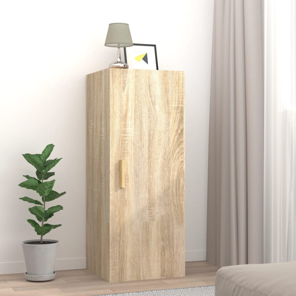  Nástenná skrinka dub sonoma 34,5x34x90 cm spracované drevo