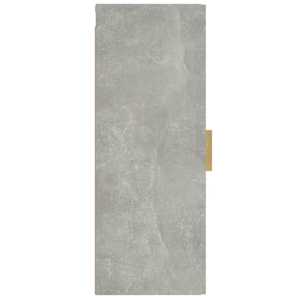Nástěnná skříňka betonově šedá 34,5x34x90 cm kompozitní dřevo - obrázek 8
