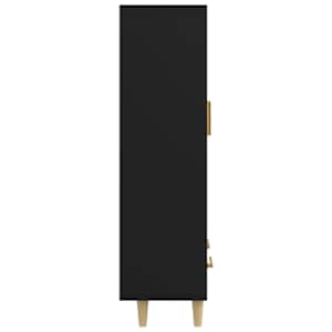 Highboard černý 70 x 31 x 115 cm kompozitní dřevo - obrázek 7
