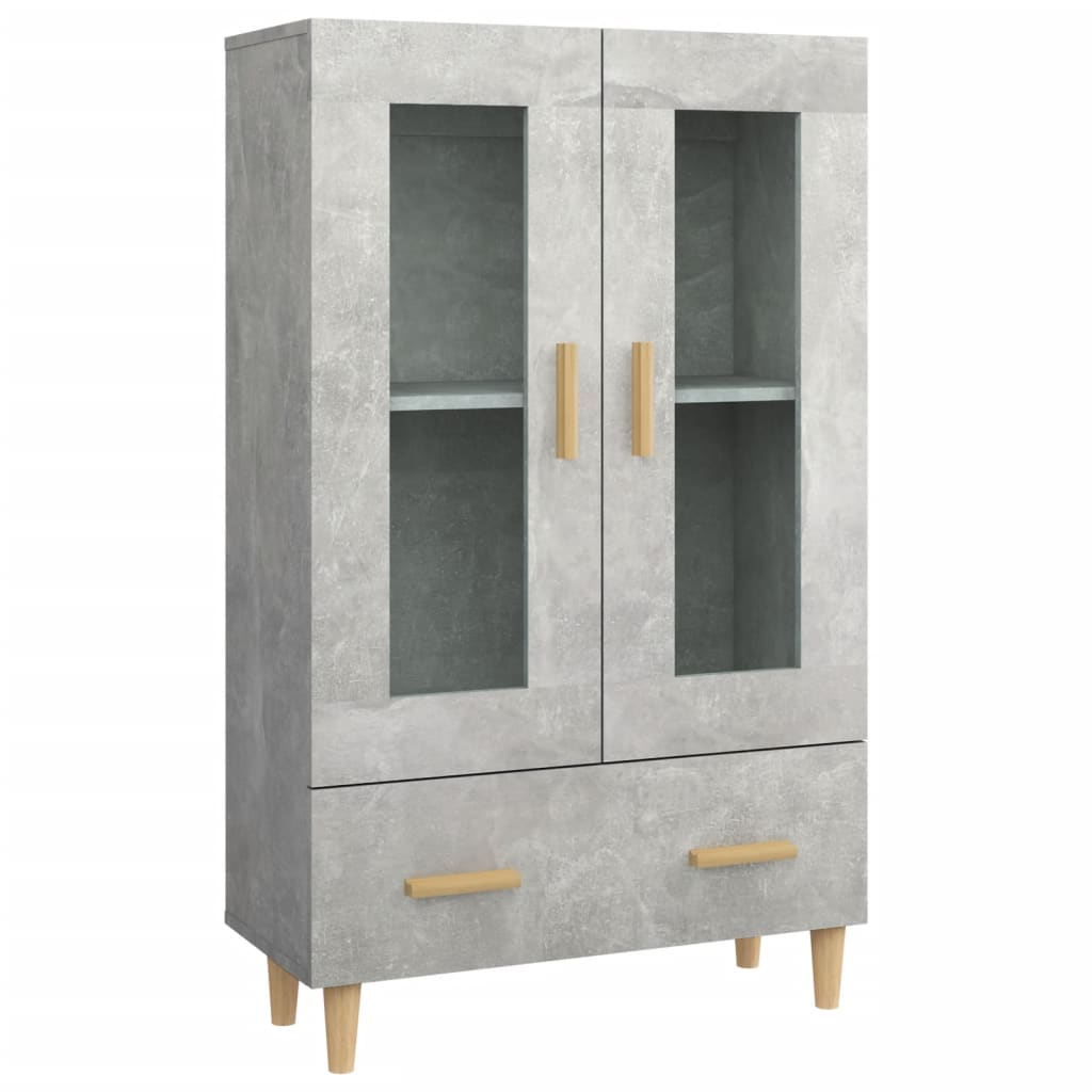 Thumbnail - vidaXL Highboard Betongrau 70x31x115 cm Holzwerkstoff